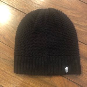 Women’s black North Face beanie